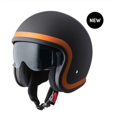 RIDE OTVORENÁ PRILBA GMS ČIERNO-ORANŽOVÁ