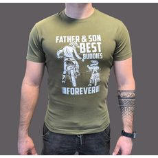 BEST BUDDIES TRIČKO PÁNSKE KHAKI