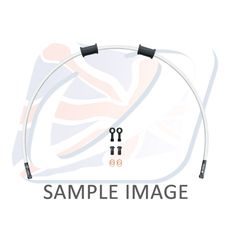 HADICA PREDNEJ BRZDY SADA VENHILL POWERHOSEPLUS YAM-6032FB-WT (1 HADICA V SADE) BIELE HADICE, ČIERNE KONCOVKY
