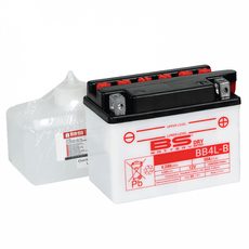 KONVENČNÝ AKUMULÁTOR ( S KYSELINOU) BS-BATTERY BB4L-B (YB4L-B) BALENIE VRÁT.KYSELINY