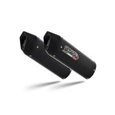 DVOJITÁ KONCOVKA VÝFUKU SLIP - ON GPR FURORE EVO4 E4.Y.214.FUNE MATTE BLACK PRE YAMAHA FJR 1300 2017-2020