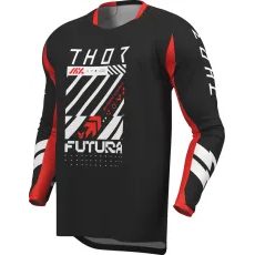 LAUNCHMODE RACEWEAR PÁNSKY MOTOCROSSOVÝ DRES THOR ČIERNO-ČERVENÝ