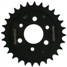 REŤAZOVÁ ROZETA SUPERSPROX RFE-881:28-BLK ČIERNA 28T, 428