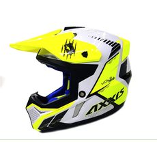 PRILBA AXXIS WOLF ABS STAR TRACK NEON YELLOW