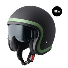 RIDE OTVORENÁ PRILBA GMS ČIERNO-ZELENÁ