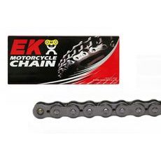 REŤAZOVÁ SADA EK - STRIEBORNÝ CHAIN 428 SRO, O-KRÚŽOK, CHK FRONT SPROCKET JT, CHK REAR SPROCKET JT PRE KAWASAKI KLX 125 (<2006) 2003-2006