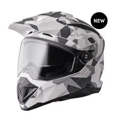 ADVENTUS CAMO INTEGRÁLNA PRILBA GMS MATNÁ BIELO-SIVÁ