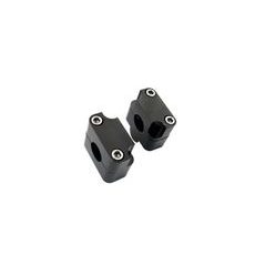 RISER KIT ACCOSSATO 129X +22MM FOR HANDLEBARS WITH DIAMETER 22MM ČIERNA