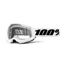 OKULIARE STRATA 2 100% WHITE, ČÍRE PLEXI