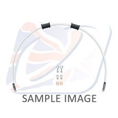 HADICA ZADNEJ BRZDY VENHILL POWERHOSEPLUS TRI-9017R-WT (1 HADICA V SADE) BIELE HADICE, CHRÓMOVÉ KONCOVKY