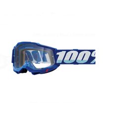 OKULIARE 100% THE ACCURI 2 ENDURO BLUE , ČÍRE PLEXI
