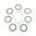Friction plates kit with clutch cover gasket ATHENA P40230098