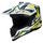 Cross helmet iXS iXS363 2.0 X12045 white matt-blue-yellow fluo XL