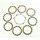 Friction plates kit with clutch cover gasket ATHENA P40230082