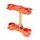Triple clamps X-TRIG ROCS TECH 40501010 oranžová 22mm