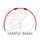 Hadica zadnej brzdy Venhill POWERHOSEPLUS HON-5014R-RD (1 hadica v sade) červené hadice, chrómové koncovky