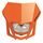 Maska so svetlom POLISPORT LMX 8657600004 oranžová KTM