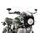 Plexi na motorku PUIG SEMI-FAIRING 9187H karbónový vzhľad dymové