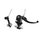 Brake master cylinder ACCOSSATO KITA21 19x18 with black lever + integrated straight remote adjuster