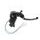 Ready to brake master cylinder ACCOSSATO CY090 PRS 19x17-18-19 with silver folding lever (nut + lever)