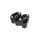 Risers kit ACCOSSATO RK120 +60 mm for handlebars with diameter 28 mm, black