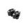 Risers kit ACCOSSATO RK119 +40 mm for handlebars with diameter 28 mm, black