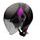 Otvorená helma JET AXXIS SQUARE vypuklé lesklé ružové XL
