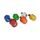 Handlebar ends (pair) ACCOSSATO TK001 for handlebars with inner diameter 12 mm - 20 mm červené