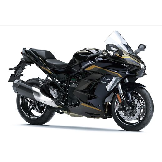 KAWASAKI NINJA H2 SX SE METALLIC BRILLIANT GOLDEN BLACK / METALLIC DIABLO BLACK (BK1) 2026