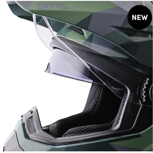 ADVENTUS CAMO INTEGRÁLNA PRILBA GMS MATNÁ ZELENO-ČIERNA