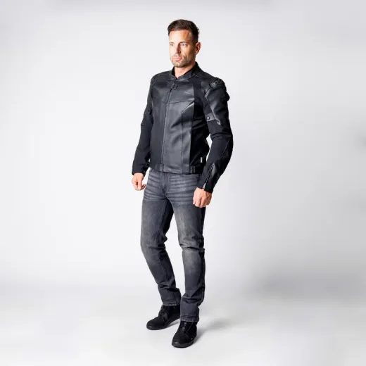 ACE.1 PÁNSKA KOŽENÁ BUNDA IXS ČIERNA