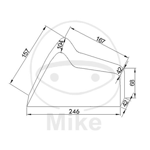 PLACHTA NA MOTOCYKEL JMP VNÚTORNÝ VEĽKOSŤ XL SIVÁ