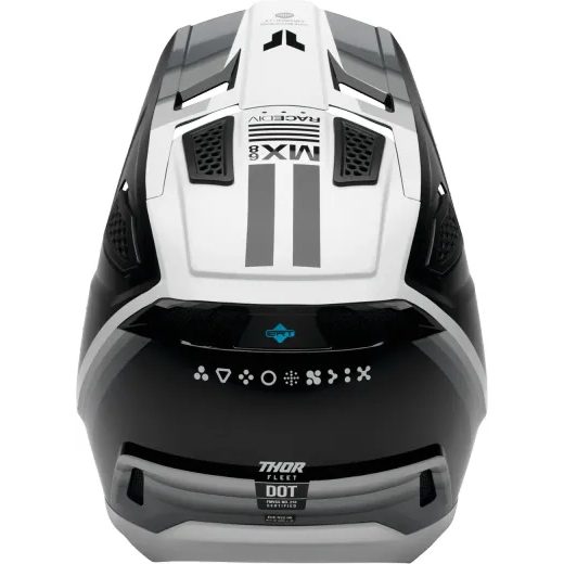 DEFY MOTOCROSSOVÁ PRILBA THOR ČIERNO-BIELA