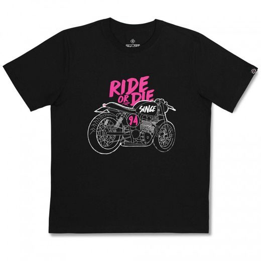 T-SHIRT MUC-OFF RIDE OR DIE MOTO TEE0238 ČIERNA L