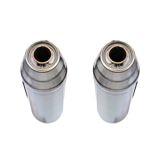 DVOJITÁ KONCOVKA VÝFUKU SLIP - ON GPR DEEPTONE BL.8.1.RE.DE BRUSHED STAINLESS STEEL