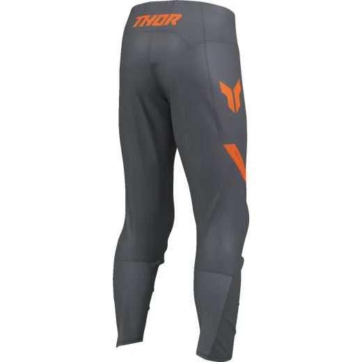 RIDEMODE MENACE DETSKÉ MOTOCROSSOVÉ NOHAVICE THOR SIVO-ORANŽOVÉ