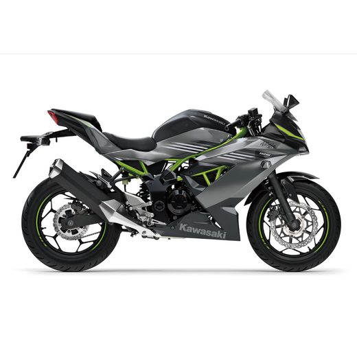 KAWASAKI NINJA 125 METALLIC GRAPHITE GRAY / METALLIC SPARK BLACK (GY1) 2026