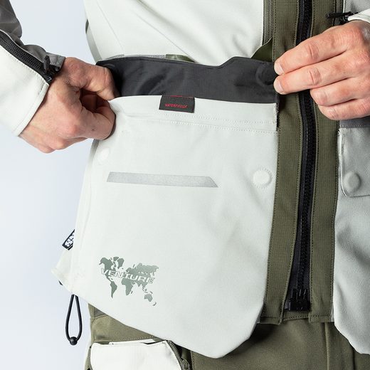 VENTURE-AIR 1.0 IXS BUNDA PÁNSKA OLIVOVÁ/SVETLOSIVÁ 2025 ( X2-051405-097 )