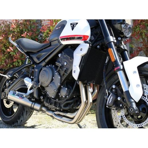VÝFUK KOMPLETNÝ GPR M3 E5.T.94.CAT.M3.TN BRUSHED TITANIUM PRE TRIUMPH TRIDENT 660 2021-2024