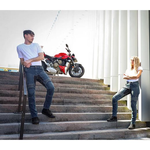 TRILOBITE PARADO DOUBLELAYER 25608 SLIM FIT PÁNSKE DŽÍNSY MODRÉ