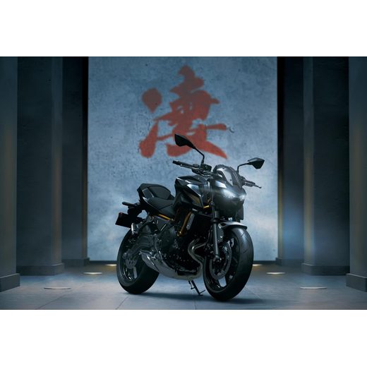 KAWASAKI Z650 S METALLIC MATTE GRAPHENESTEEL GRAY / METALLIC FLAT SPARK BLACK 2026