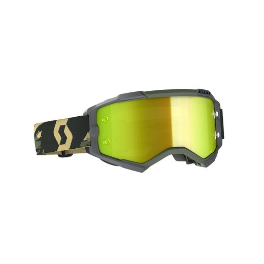 OKULIARE SCOTT FURY CAMO KAKI, ZKRADLOVÉ PLEXI ( YELLOW )