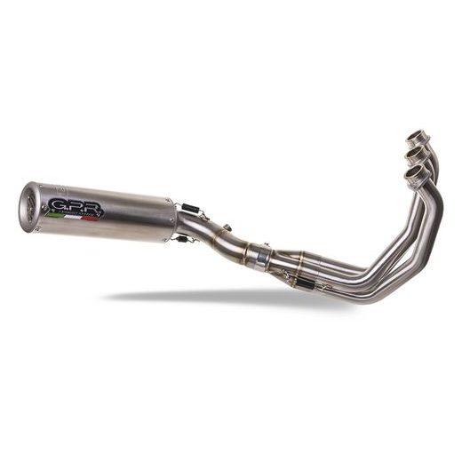 VÝFUK KOMPLETNÝ GPR M3 E5.T.94.CAT.M3.TN BRUSHED TITANIUM PRE TRIUMPH TRIDENT 660 2021-2024