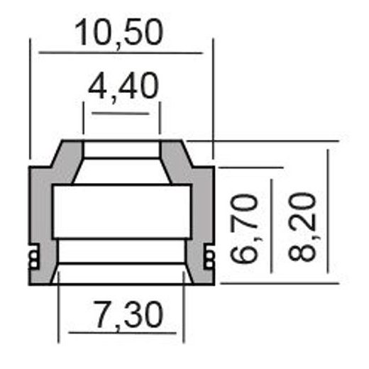 GUFERO RMS 100669240 DRIEKU VENTILU