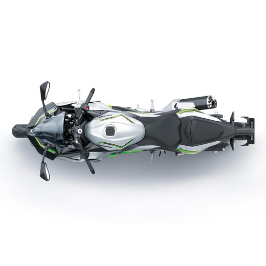 NOVÁ KAWASAKI NINJA 7 HYBRID METALLIC BRIGHT SILVER / METALLIC MATTE LIME GREEN / EBONY 2024