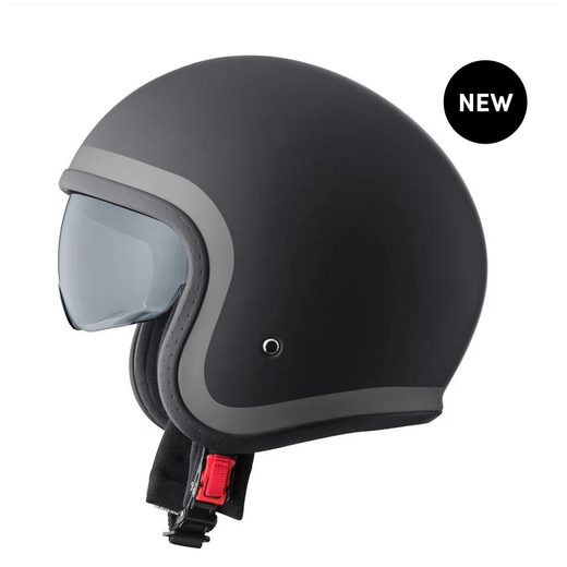 RIDE OTVORENÁ PRILBA GMS ČIERNO-SIVÁ
