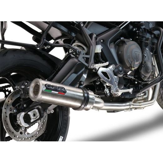 VÝFUK KOMPLETNÝ GPR M3 E5.T.99.CAT.M3.TN BRUSHED TITANIUM PRE TRIUMPH TIGER 660 / SPORT 2022-2024