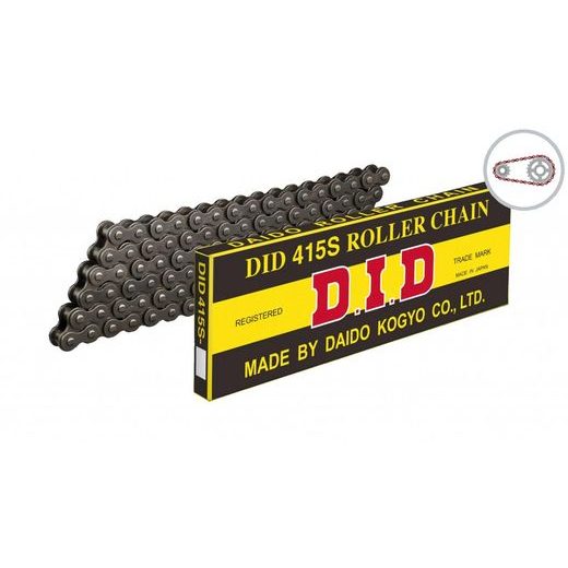 REŤAZOVÁ SADA D.I.D CHAIN - STRIEBORNÝ REŤAZ 415 D, NETESNENÝ, KOLIESKO JMT, HLINÍKOVÁ ROZETA SUPERSPROX PRE KTM SX 50 / MINI 2006-2013