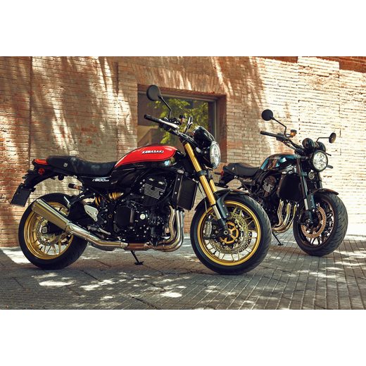 KAWASAKI Z900RS SE ČIERNA & ČERVENÁ (BK1) 2026