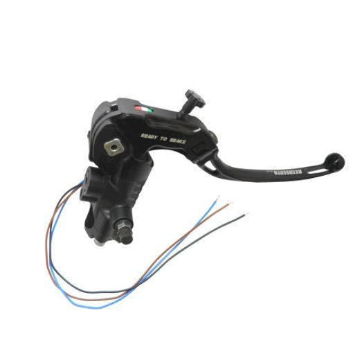 READY TO BRAKE MASTER CYLINDER ACCOSSATO CY090 PRS 19X17-18-19 WITH RED FOLDING LEVER (NUT + LEVER)